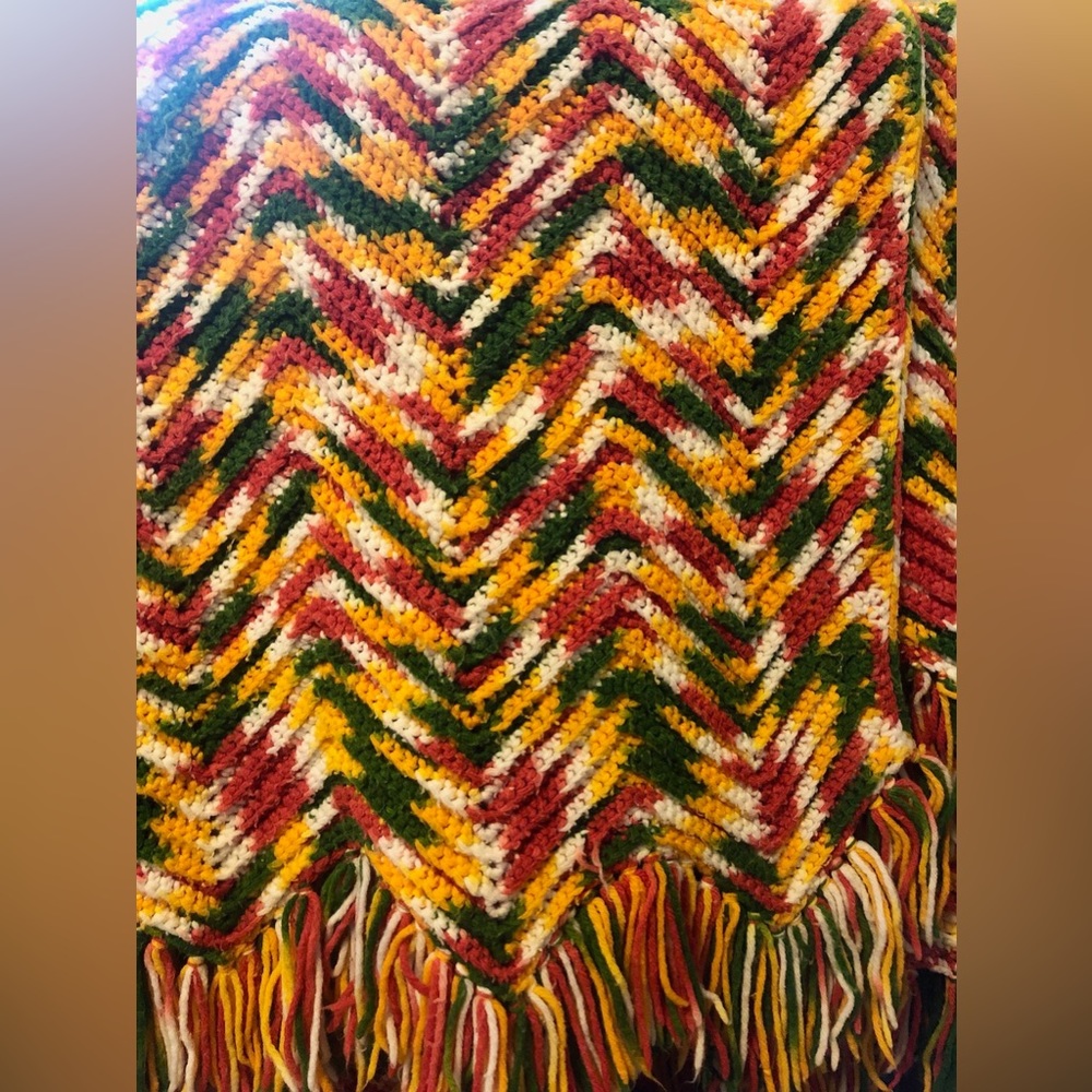 Handmade vintage afghan